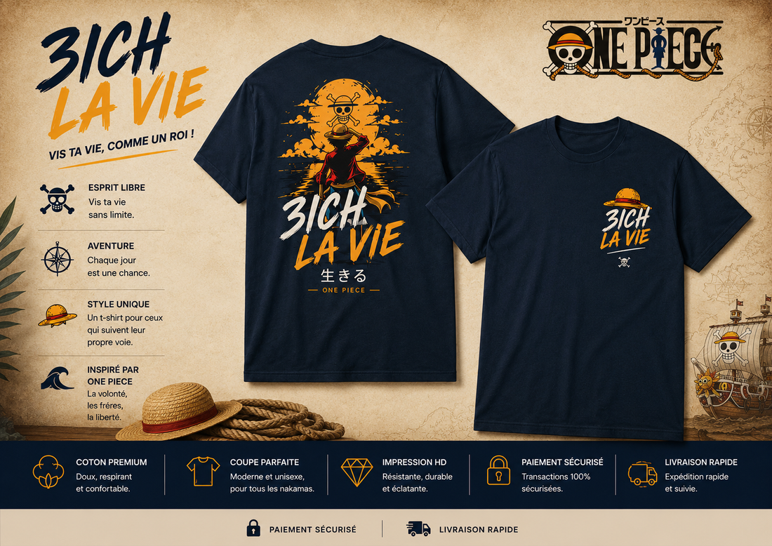3ich La Vie x One Piece
